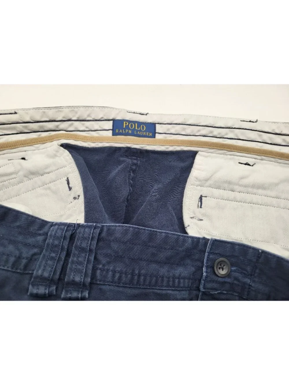 POLO Ralph Lauren Men's SZ 46 Navy Blue Cargo Utility Shorts